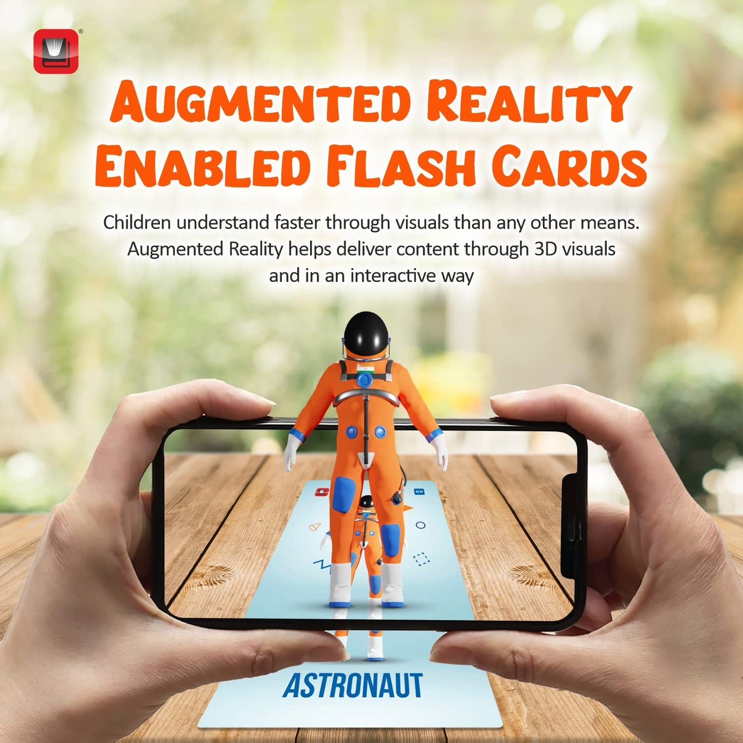 HoloKitab Augmented Reality Professions Flashcards Kit: 23 Laminated Cards with Real Illustrations | Engaging Early Learning for Kindergarten