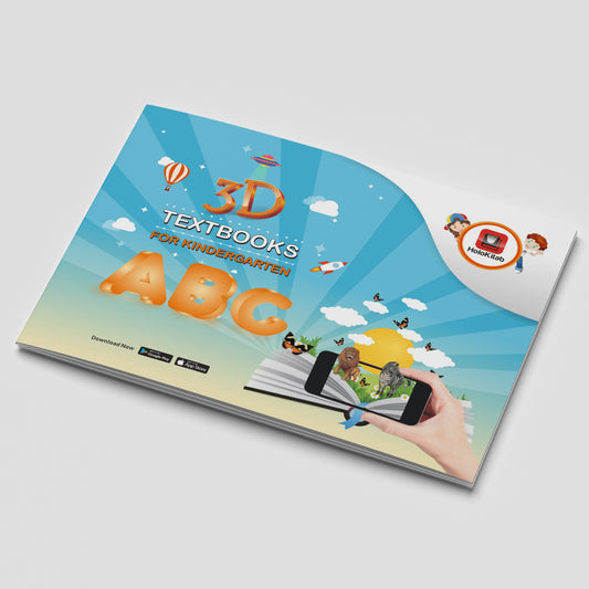 HoloKitab 3D ABC Augmented Reality Book: An Interactive Alphabets Learning Experience for Kids Age 2+ with Free App